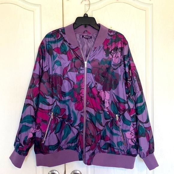 Roaman's Jackets & Blazers - Roaman’s women’s floral jacket size 1X